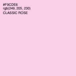 #F9CDE6 - Classic Rose Color Image